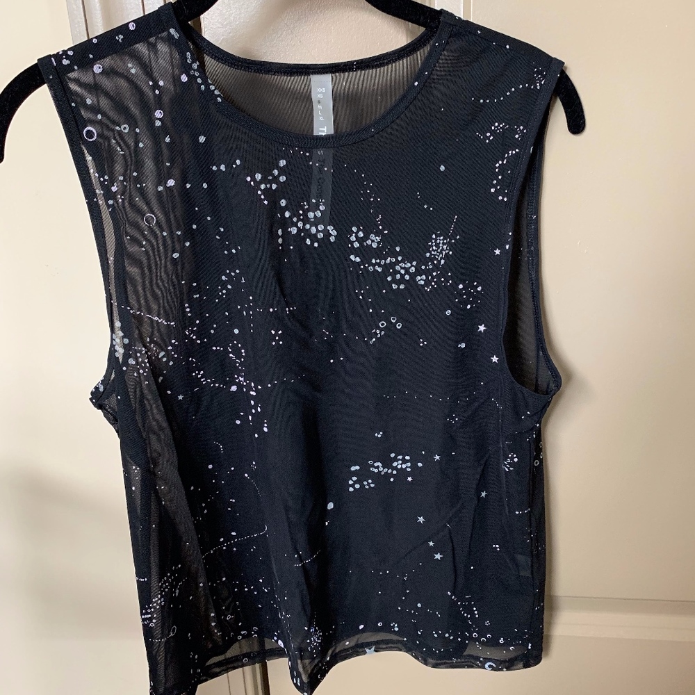 Aritzia Black Mesh Shirt